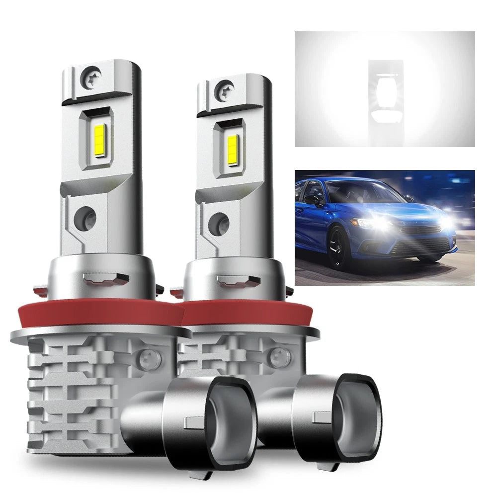 AUXITO H11 H8 H9 LED Headlight Kit High Low Beam Bulbs Super Bright White USEOA AUXITO