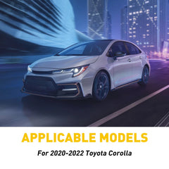 For 2020-2022 Toyota Corolla Sedan Glossy Black Pillar Posts Door Trim Kit 16Pcs 6B93BC-57