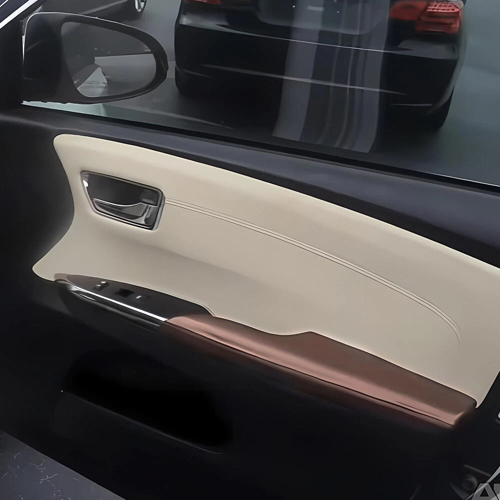 2Pc For 2013 2014 Toyota 2015-2018 Avalon Leather Armrest Door Panel Cover Brown 6B93BC-57