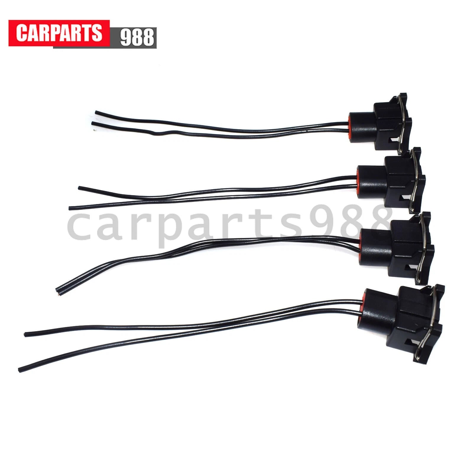 4Pcs EV1 Fuel Injector Connector Wiring Plugs Clips Pigtail Cut & Splice 6B93BC-57