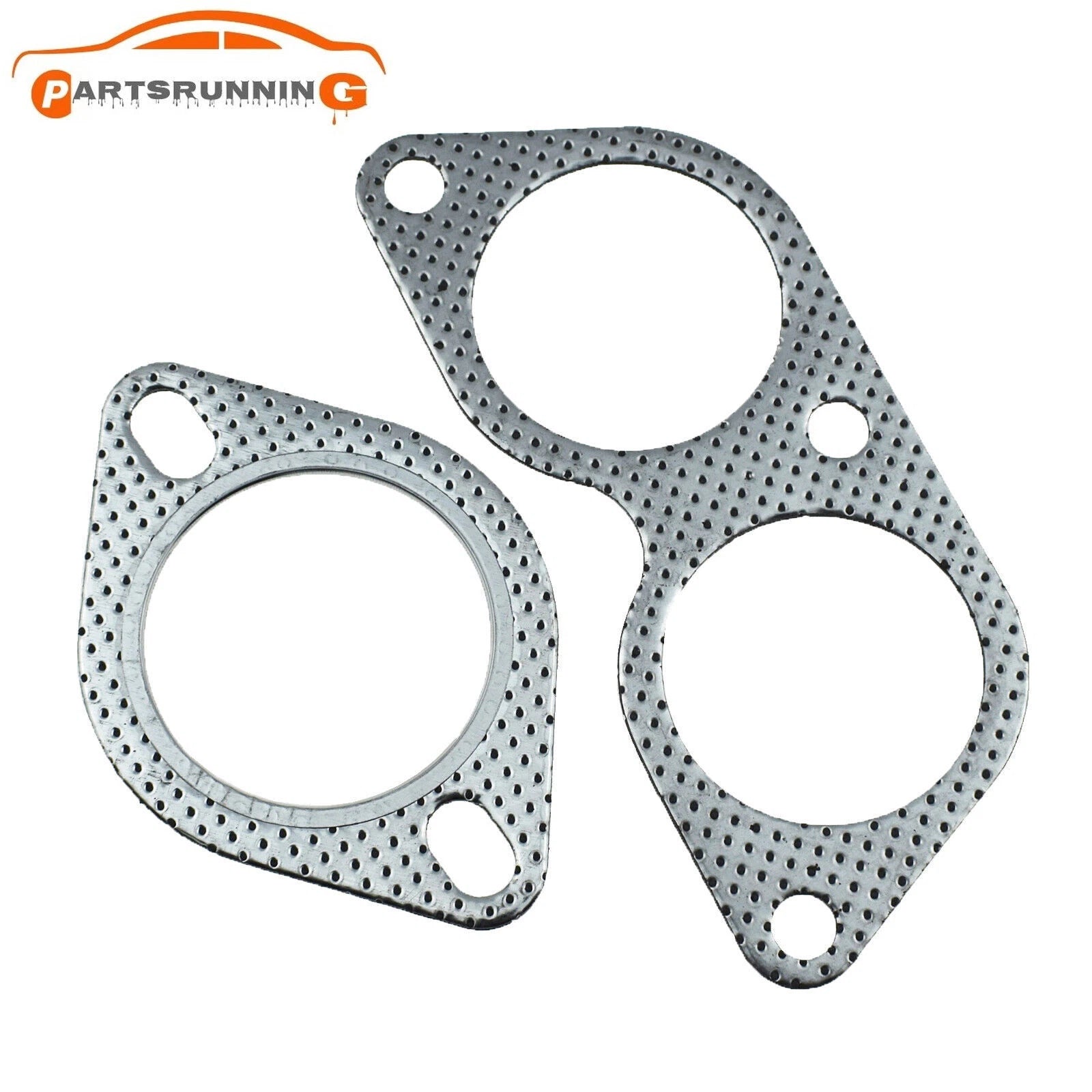 2pcs Exhaust Gasket Flange Cylinder Head Gasket Kit for Lexus IS300 6B93BC-57