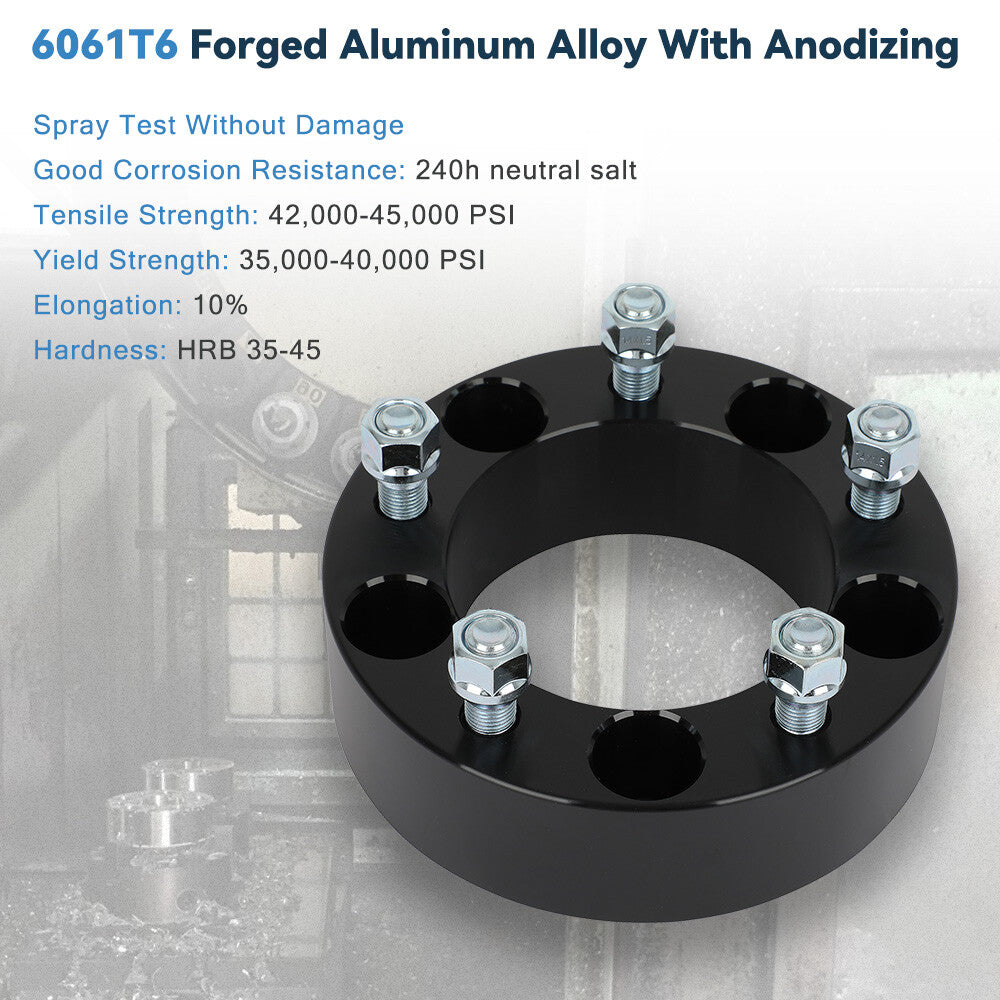 4 Pcs 2" 5x5.5 Wheel Spacers 14x1.5 108 CB For Ram 1500 Classic 2012-2024 2020 6B93BC-57