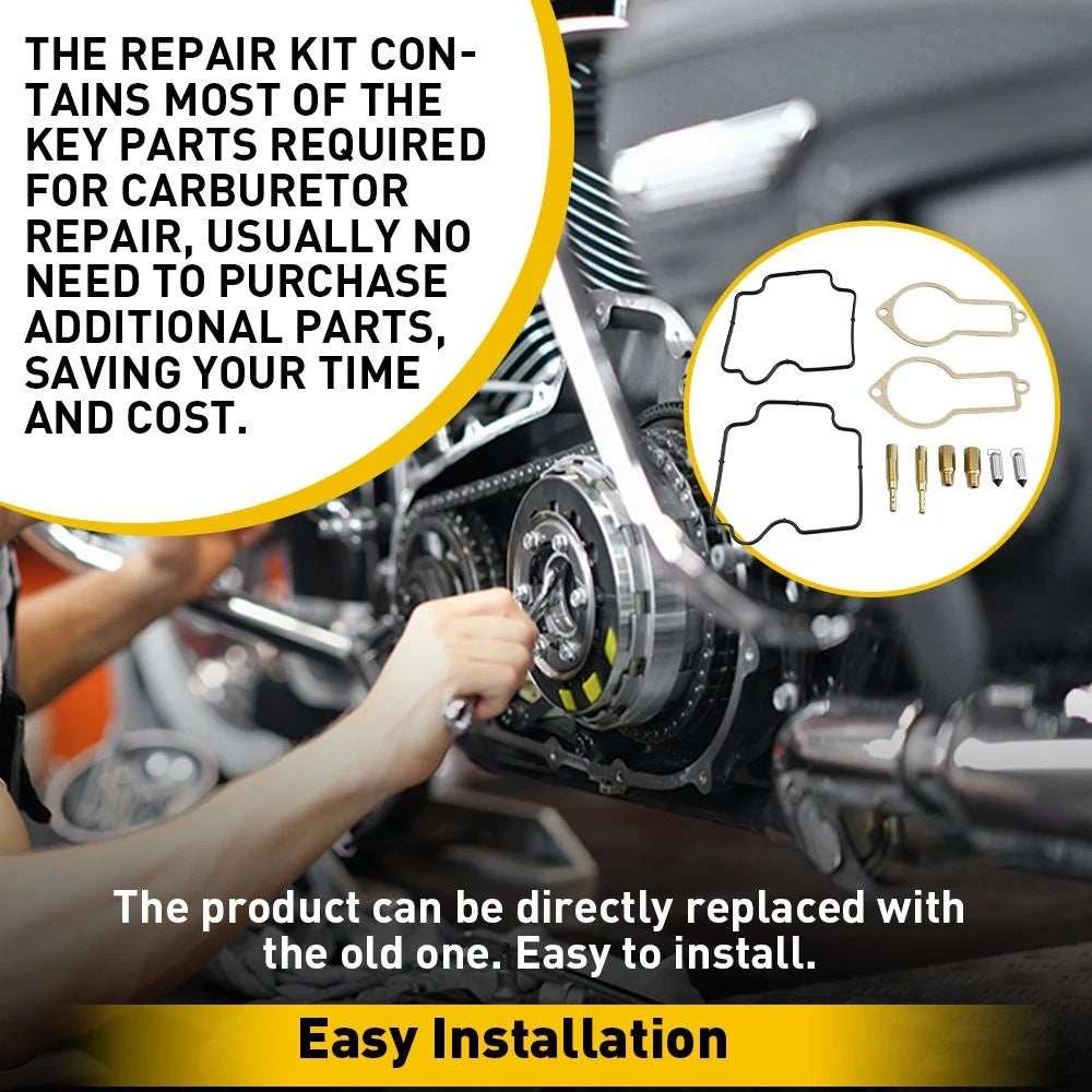 Fit For 1983-1984 Honda XR500 Carburetor Carb Rebuild Kit Repair Replacement EOA 6B93BC-57