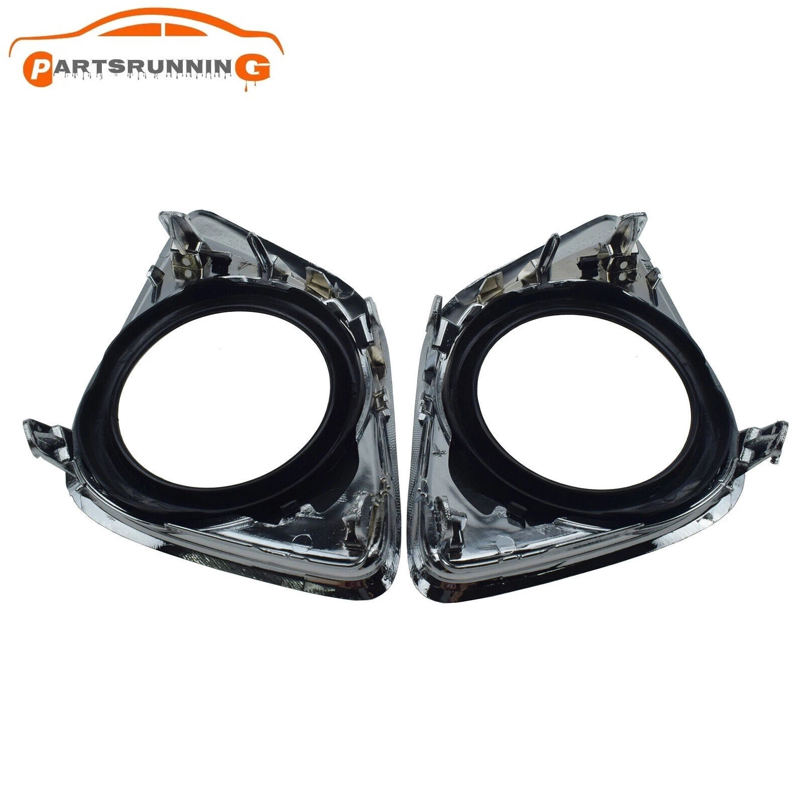 Pair Driver+Passenger Side Fog Light Bumper Cover Insert For 2013-16Toyota Venza 6B93BC-57