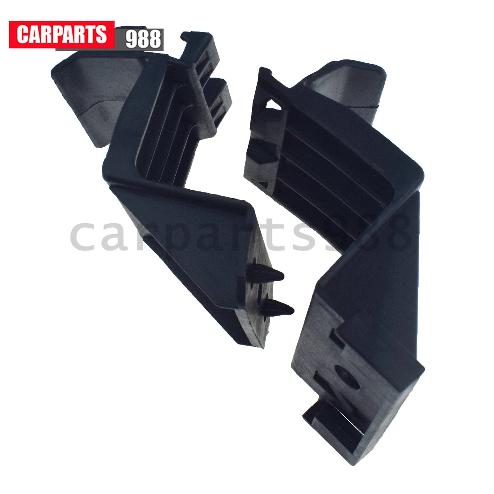 Front Left Right Bumper Bracket Black For 2010-13 Mazda 3 BBM450161C BBM450151A 6B93BC-57