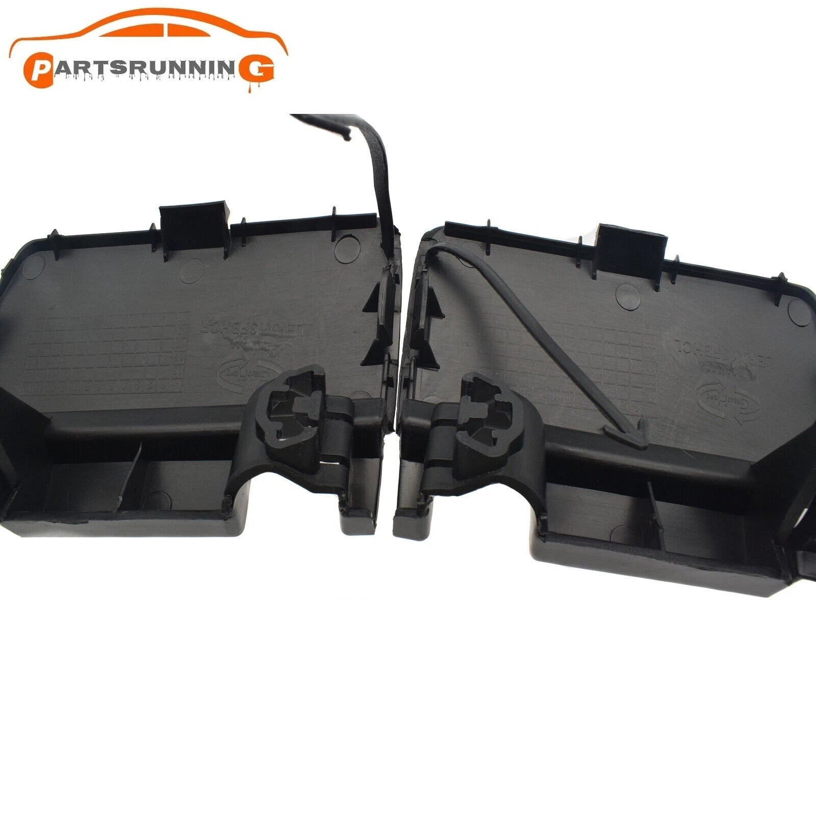 Front Left & Right Bumper Tow Hook Cover For 2013-2015 Lexus RX350 RX450h 3.5L 6B93BC-57
