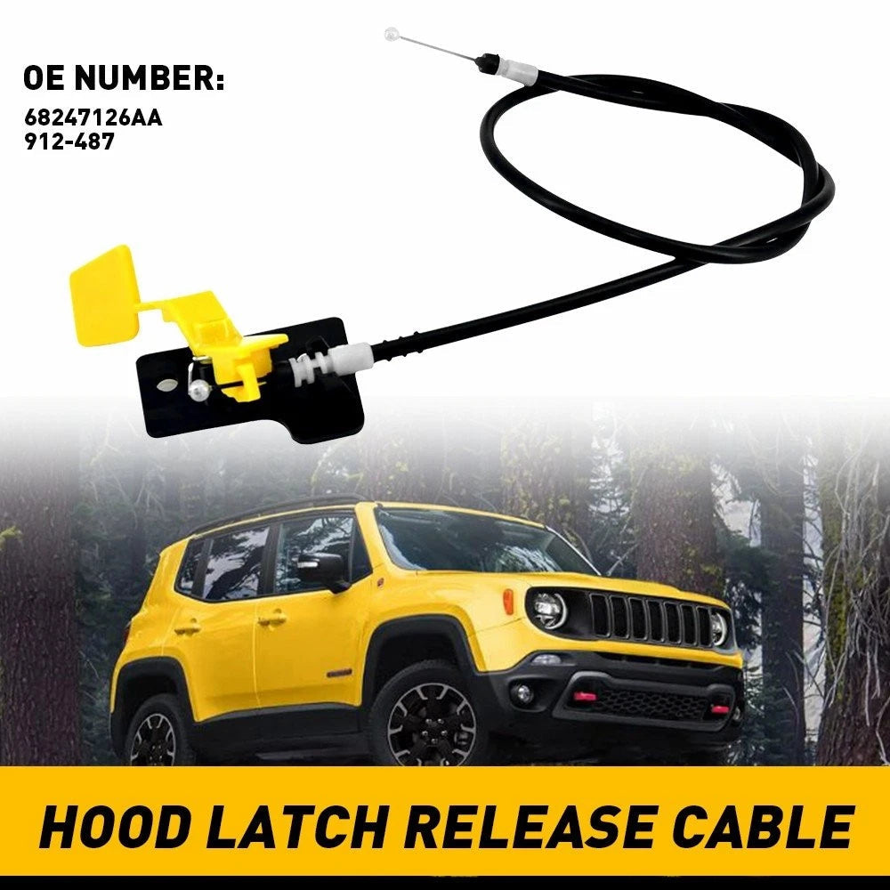 Hood Release Latch Cable Assembly 912-487 For 2015-2023 Jeep Renegade 68247126AA 6B93BC-57