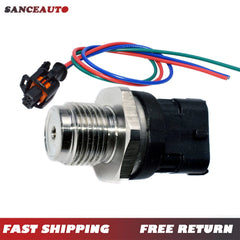 Fuel Rail Pressure Sensor w/ Connector For Dodge Cummins Diesel 2007- 12 6.7L 6B93BC-57