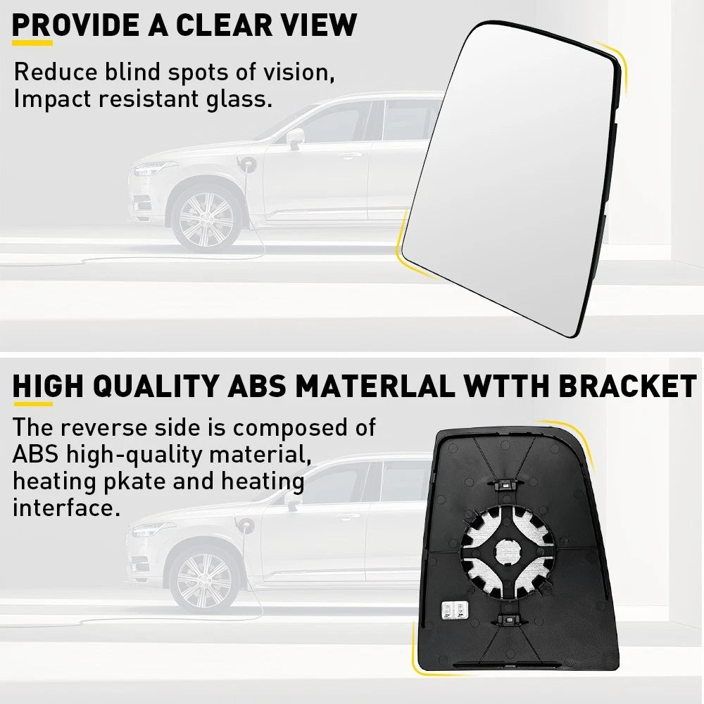 Mirror Glass Upper Driver Side Left LH For 2015-2021 Ford Transit-150 250 350 EA 6B93BC-57