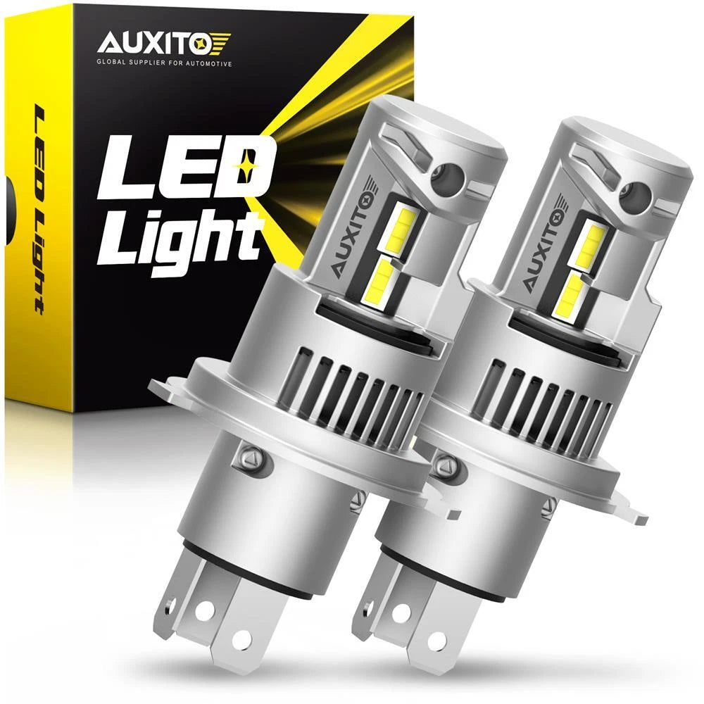 AUXITO H4 9003 Super 60000LM White Kit LED Headlight Bulbs High Low Beam Combo 2 AUXITO