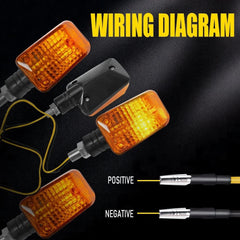 MOTORCYCLE TURN SIGNALS For Suzuki GS 450 550 750 Intruder Boulevard DR DRZ DS A 6B93BC-57