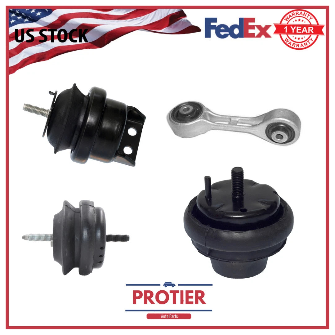 Motor & Trans Mount 4Pcs Set Fits 2000-2003 Ford Taurus 3.0L OHV(Vin U or 2) 6B93BC-57