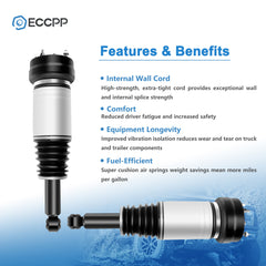 Rear Pair Suspension Air Shocks For Jaguar XJ XJ8 XJR, Super V8, Vanden Plas