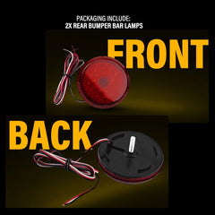 Red Rear Bumper Reflector LED Brake Tail Light For Scion iQ 2008-15/xB 2011-15 A 6B93BC-57