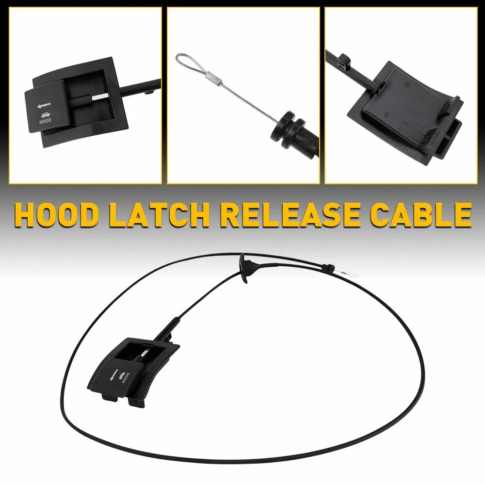 Hood Latch Release Cable w/Handle Fits 1992-97 Ford Trucks F-Series Bronco EOA 6B93BC-57