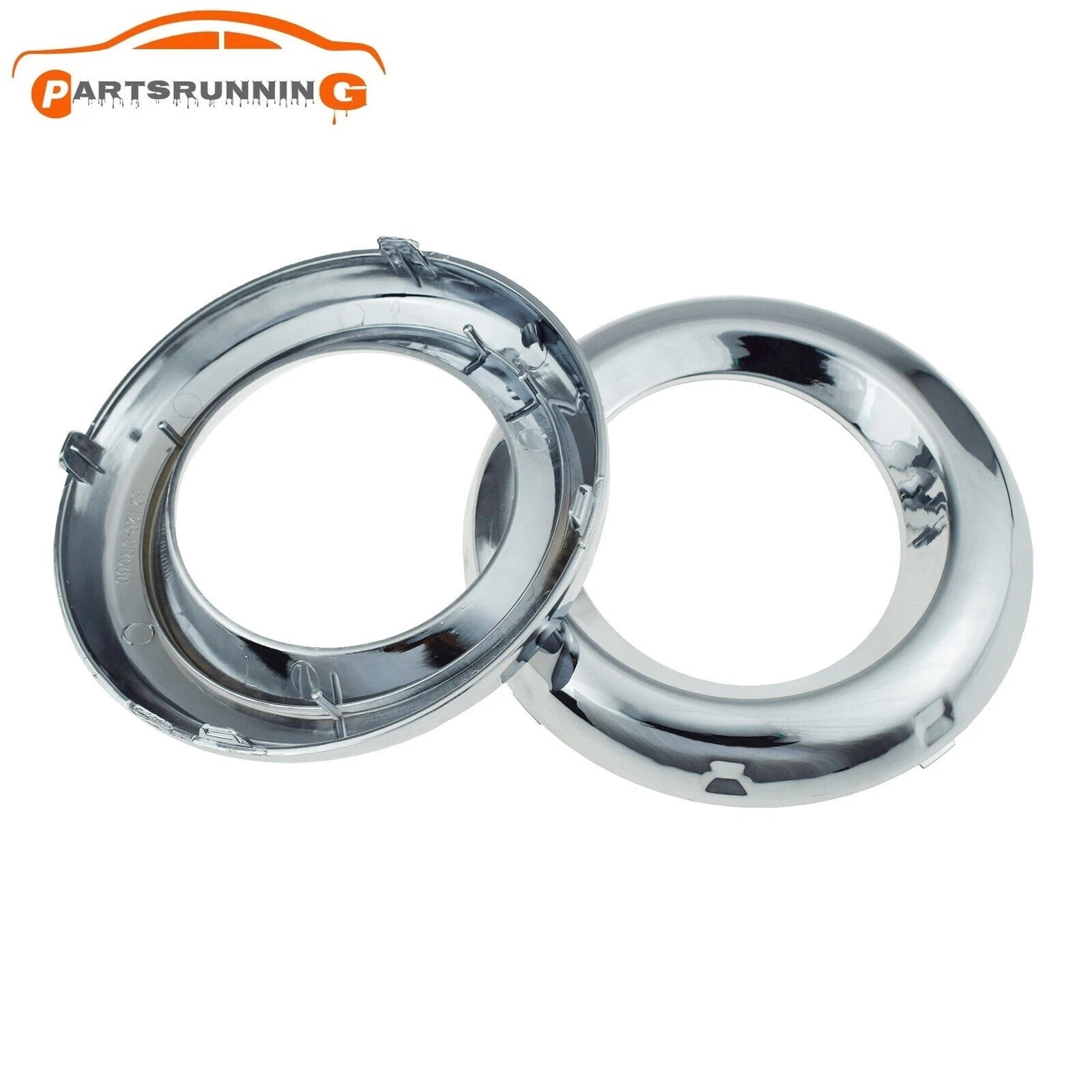 Fog Lamp Bezel Trim Set Left & Right For 09-12 Toyota RAV4 521280R030,521270R030 6B93BC-57