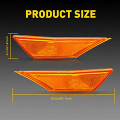 For 2016-2021 Honda Civic Driver and Passenger Side Marker Light Reflector EOA 6B93BC-57
