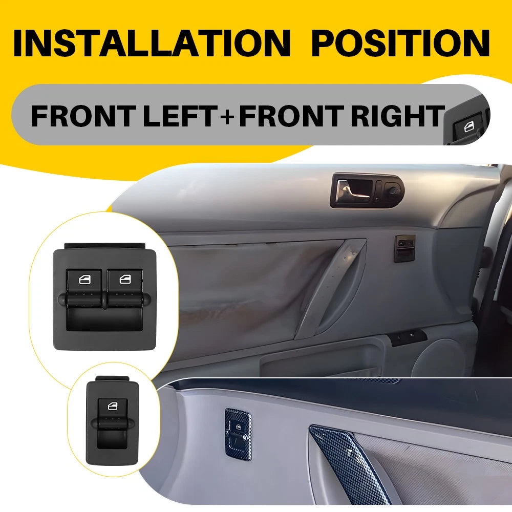 2x For 1998-2010 Volkswagen Beetle Master Power Window Switch Front Left Right A 6B93BC-57