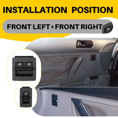 2x For 1998-2010 Volkswagen Beetle Master Power Window Switch Front Left Right A 6B93BC-57
