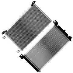 Aluminum Radiator & Condenser Cooling Kit For 2002-2006 Chevrolet Avalanche 1500 6B93BC-57
