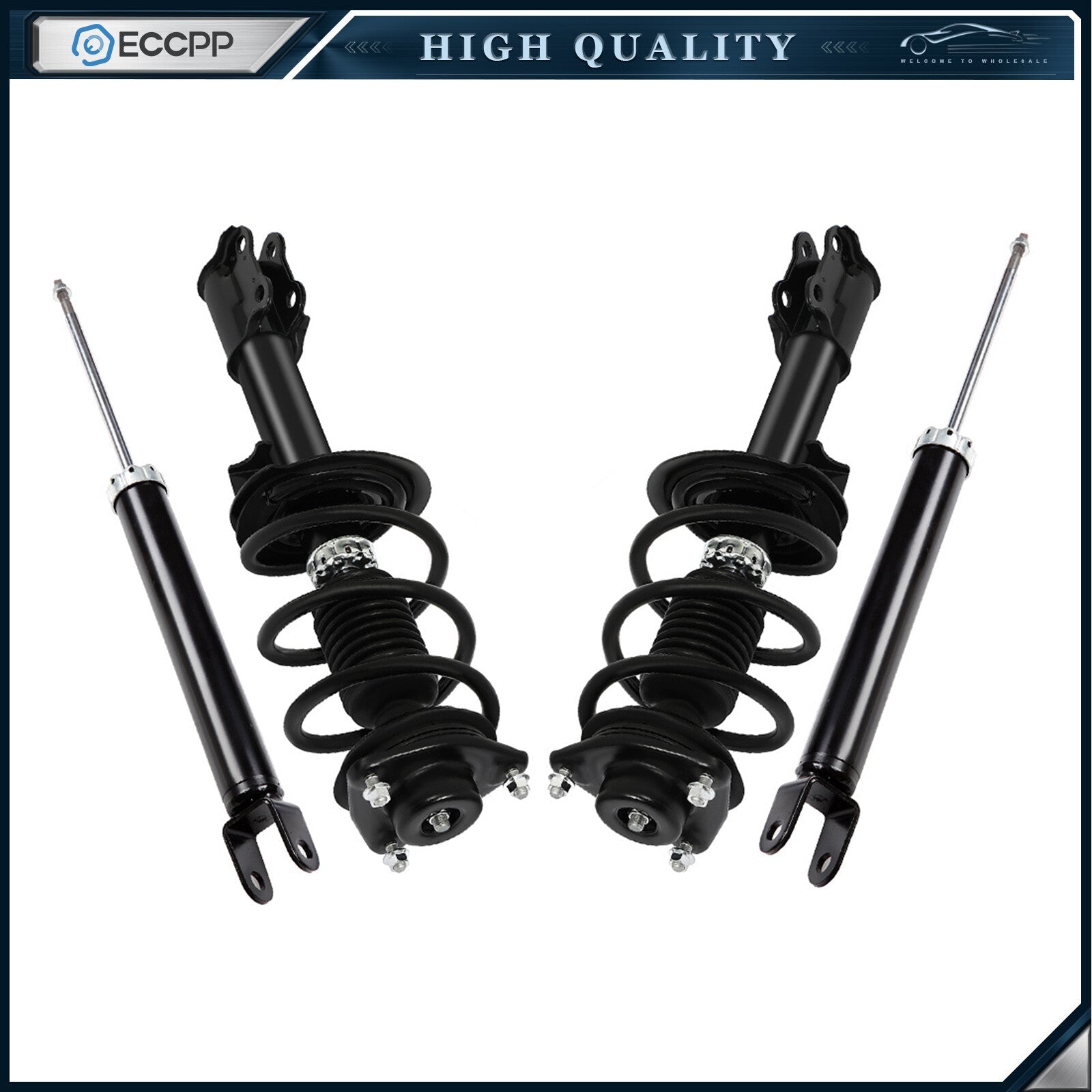 For 2011 Hyundai Sonata Quick Complete Struts & Shocks Coil Spring Assembly × 4 6B93BC-57
