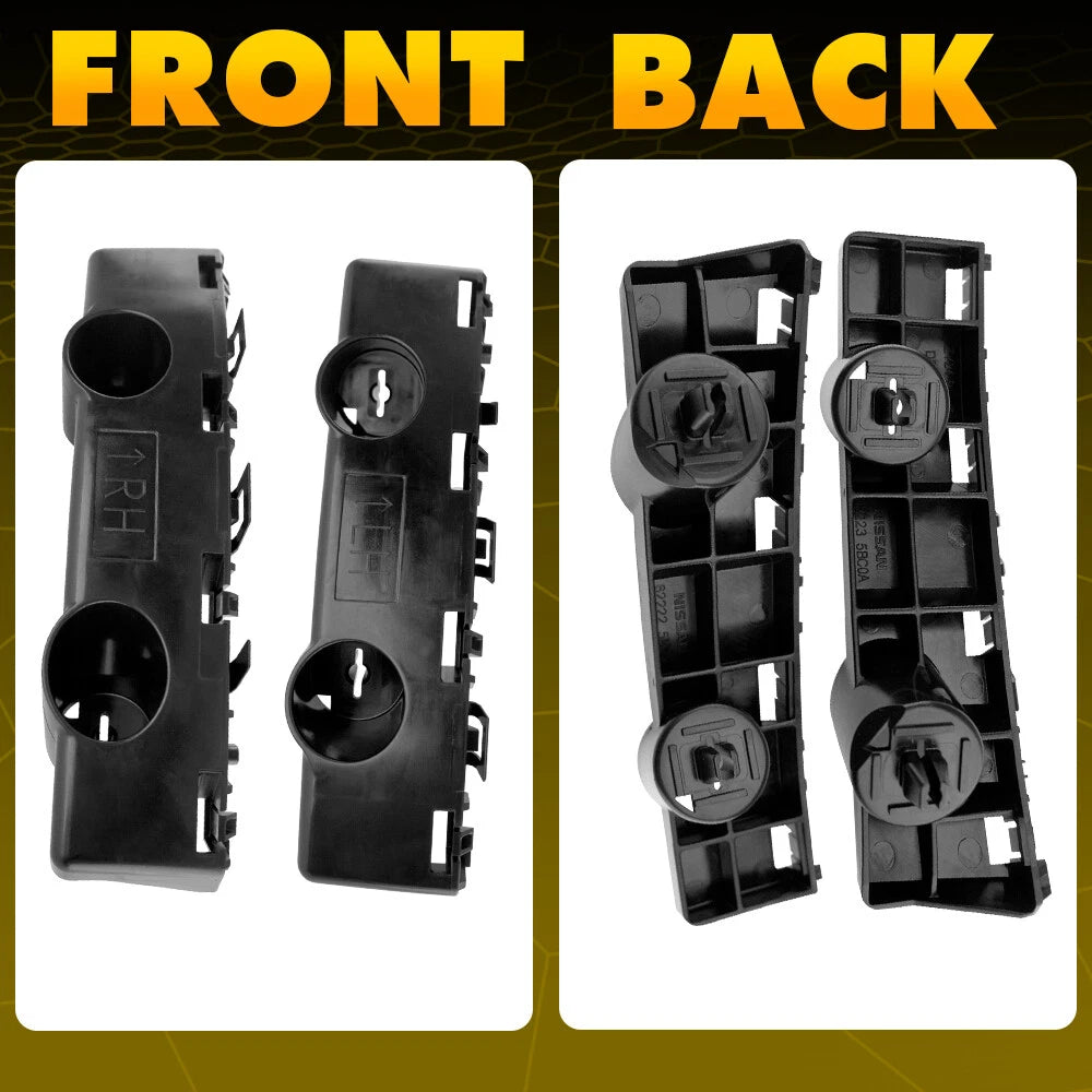 FOR 2015-2019 NISSAN MURANO LEFT AND RIGHT SIDE BUMPER TO FENDER BRACKETS 6B93BC-57