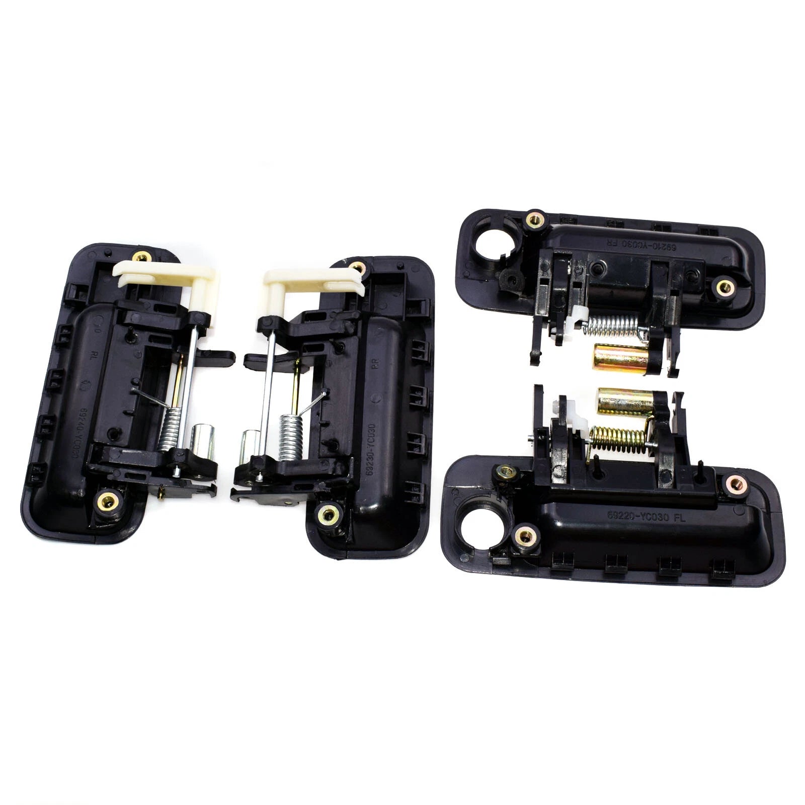 Black Outside Outer Door Handle Front Rear Left Right For Toyota Camry 1997-2001 6B93BC-57
