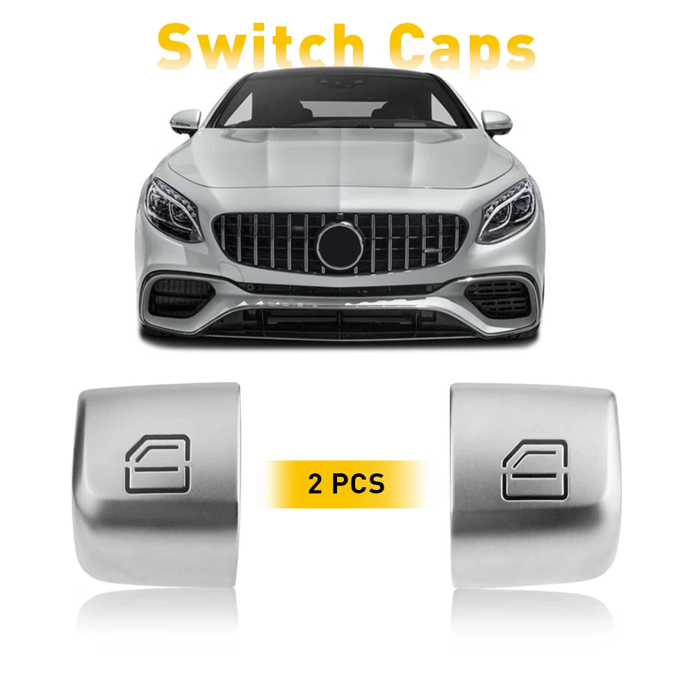 for Mercedes C300 C63 C350 GLC300 C-Class Window Switch Repiar Caps BUTTONS 6B93BC-57