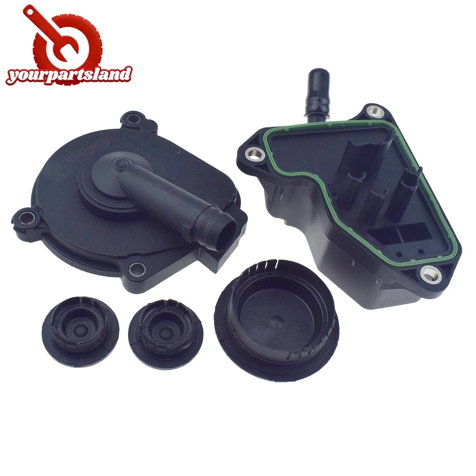 Oil Separator Crankcase Vent Valve PVC Breather & Cam Plug Set For Mercedes M272 6B93BC-57