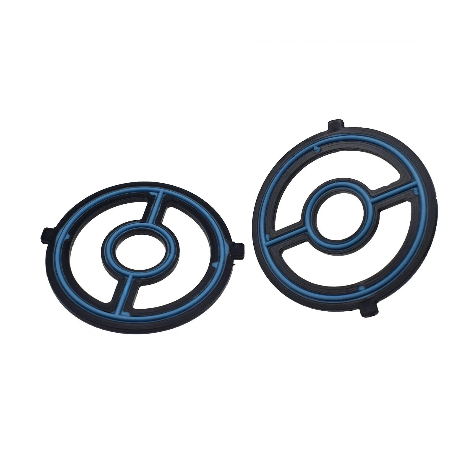 2PCS Engine Oil Cooler Seal Gasket For Mazda 3 5 SPEED 6 CX7 Tribute LF02-14-700 6B93BC-57