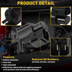 Vacuum Switch Solenoid Valve EGR K5T49090 for Mazda RX-8 Protege 626 Millenia EA 6B93BC-57