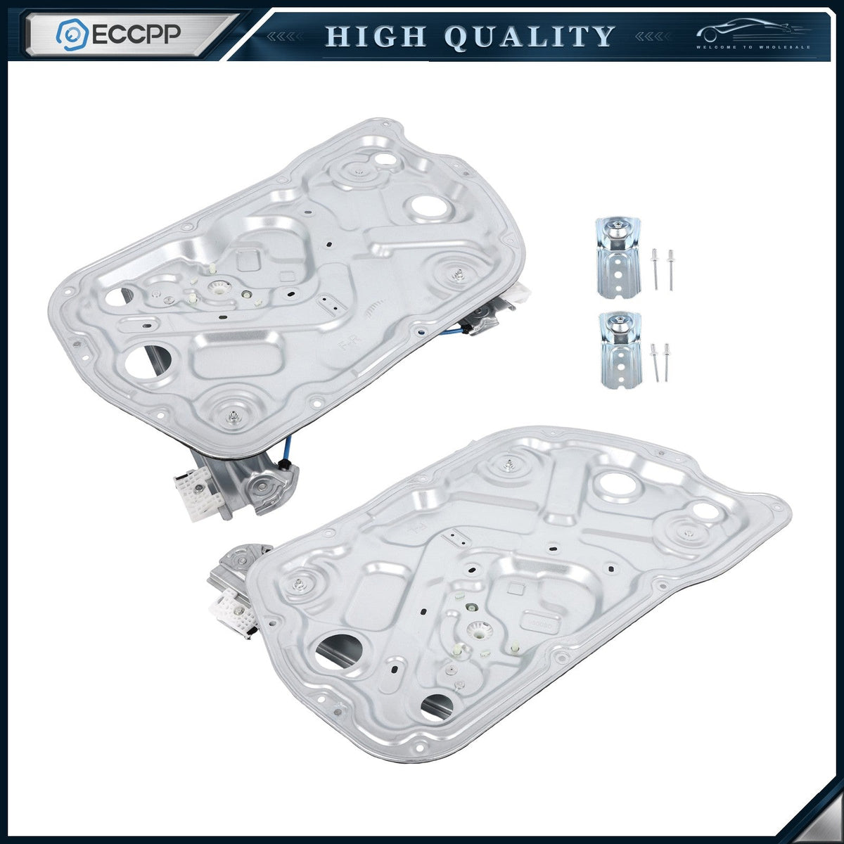 Front Pair Window Regulator For Hyundai Genesis Coupe 2010-2016 LH & RH 6B93BC-57