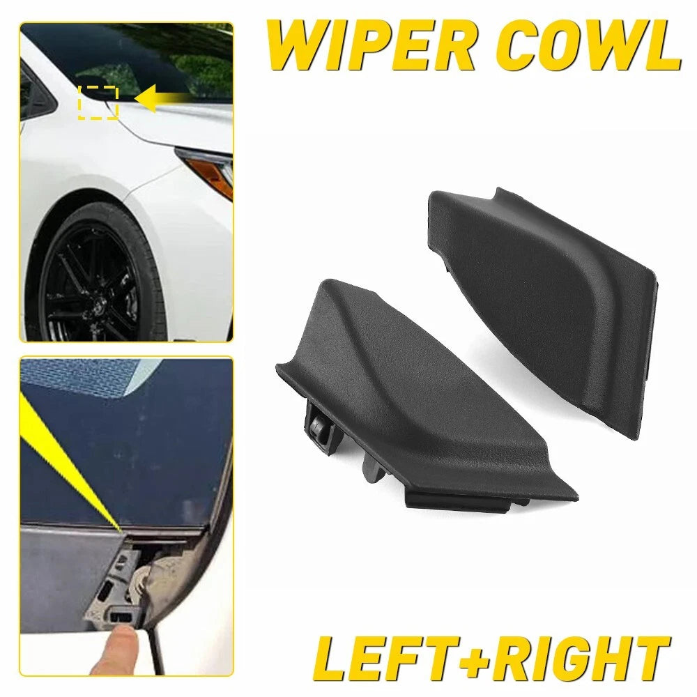 Pair Front Wiper Side Cowl Extension Cover Trim For Toyota Corolla 2020-2022 EOA 6B93BC-57