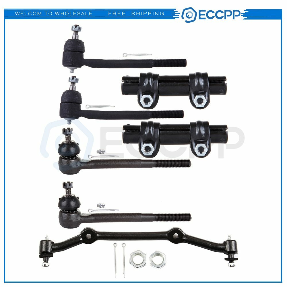 7pcs Front Tie Rod Ends Center Link For Chevy S10 Blazer GMC Sonoma Jimmy 6B93BC-57