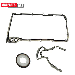 For Chevy GMC 4.8 5.3 6.0 6.2L 12614812 Rear Main Seal & OS30693R Oil Pan Gasket 6B93BC-57