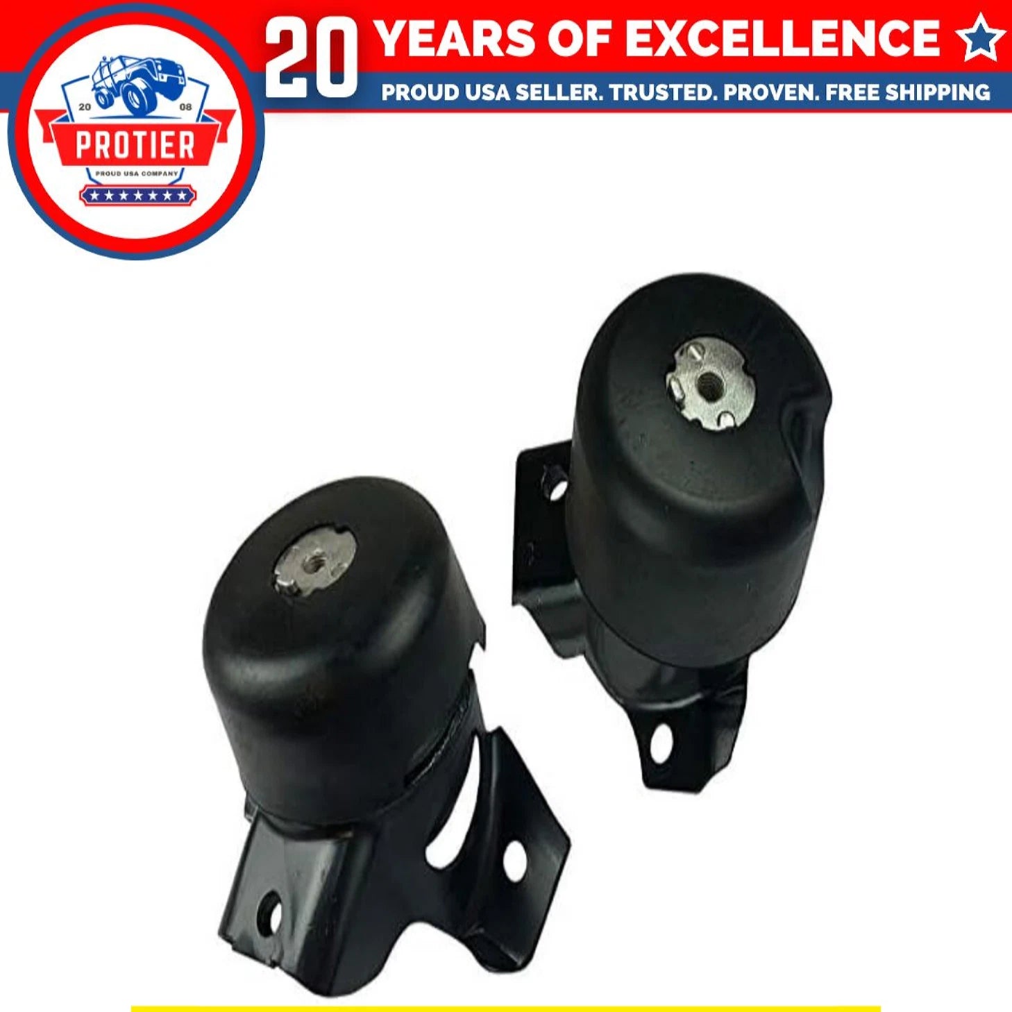 Front L & R Motor Mount 2PCS Fit 15-20 GMC Canyon 2.5/ 3.6L / 16-20 Canyon 2.8L 6B93BC-57