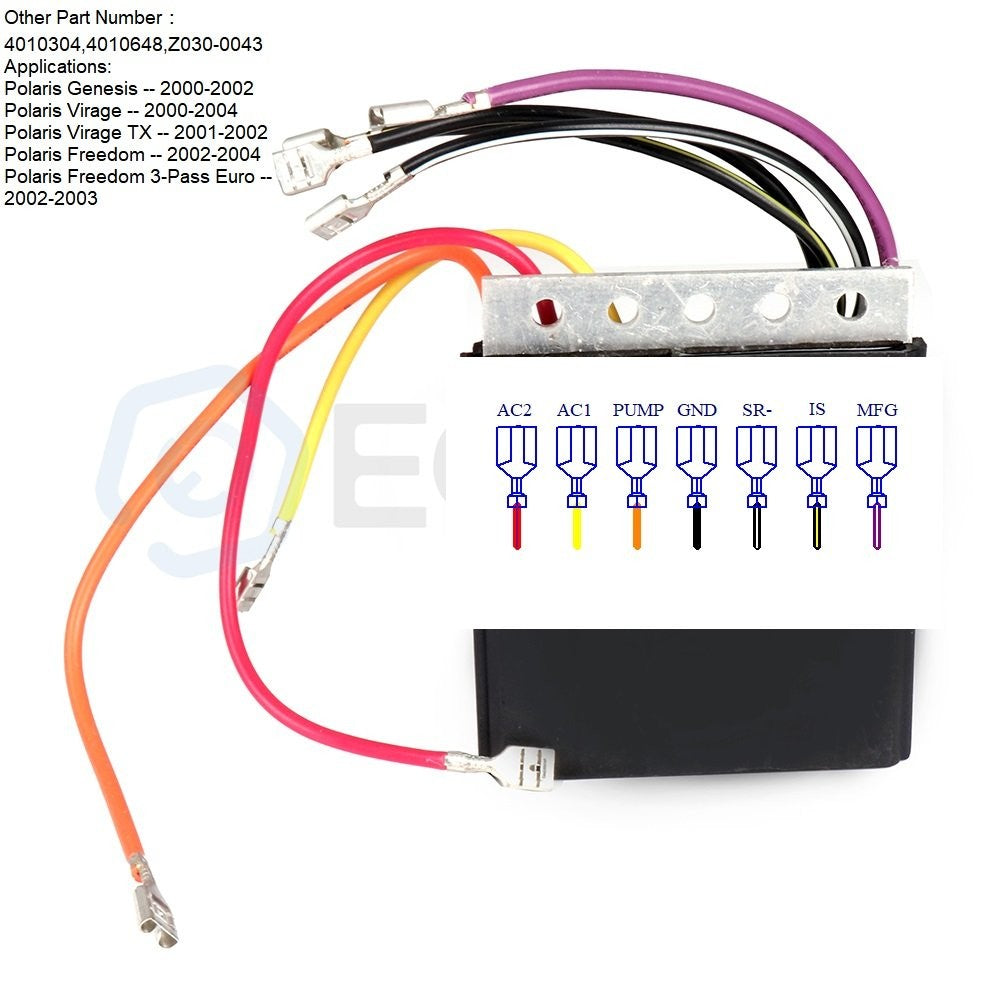 ECCPP 2Pcs Regulator Rectifier For Polaris Virage Freedom Genesis Z030-0043N-P-P ECCPP