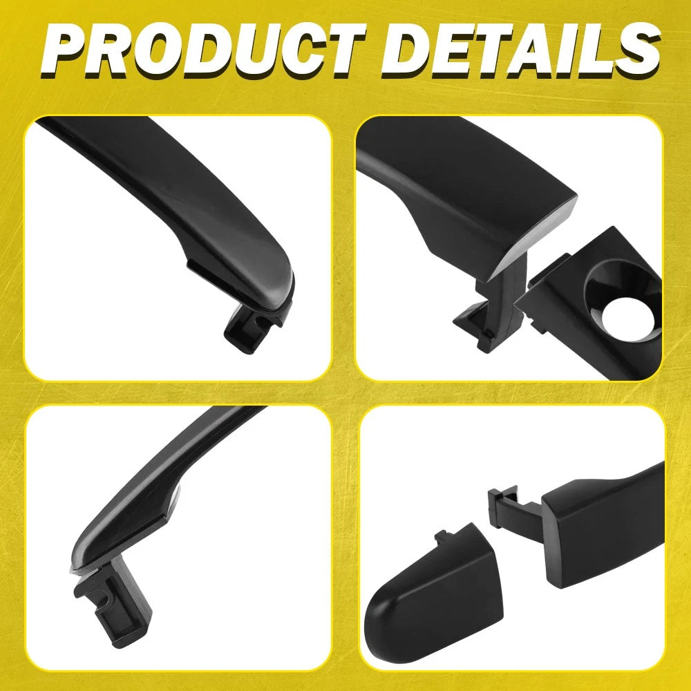 2Pcs Exterior Door Handle Front Left Right for Chevy Equinox 2005 2006-2012 EOA 6B93BC-57