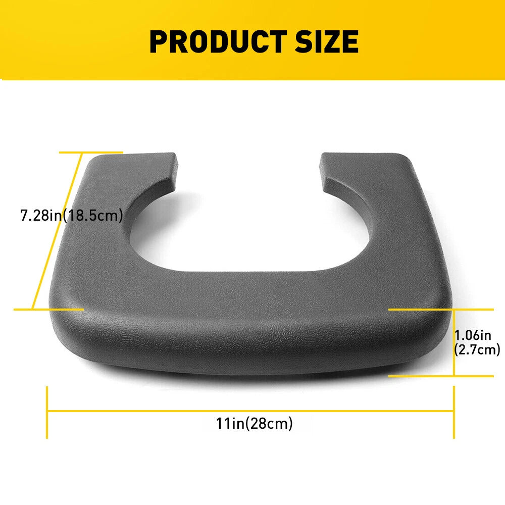 For Ford F150 97-03 Center Console Cup Armrest Holder Pad Replacement Dark Grey 6B93BC-57