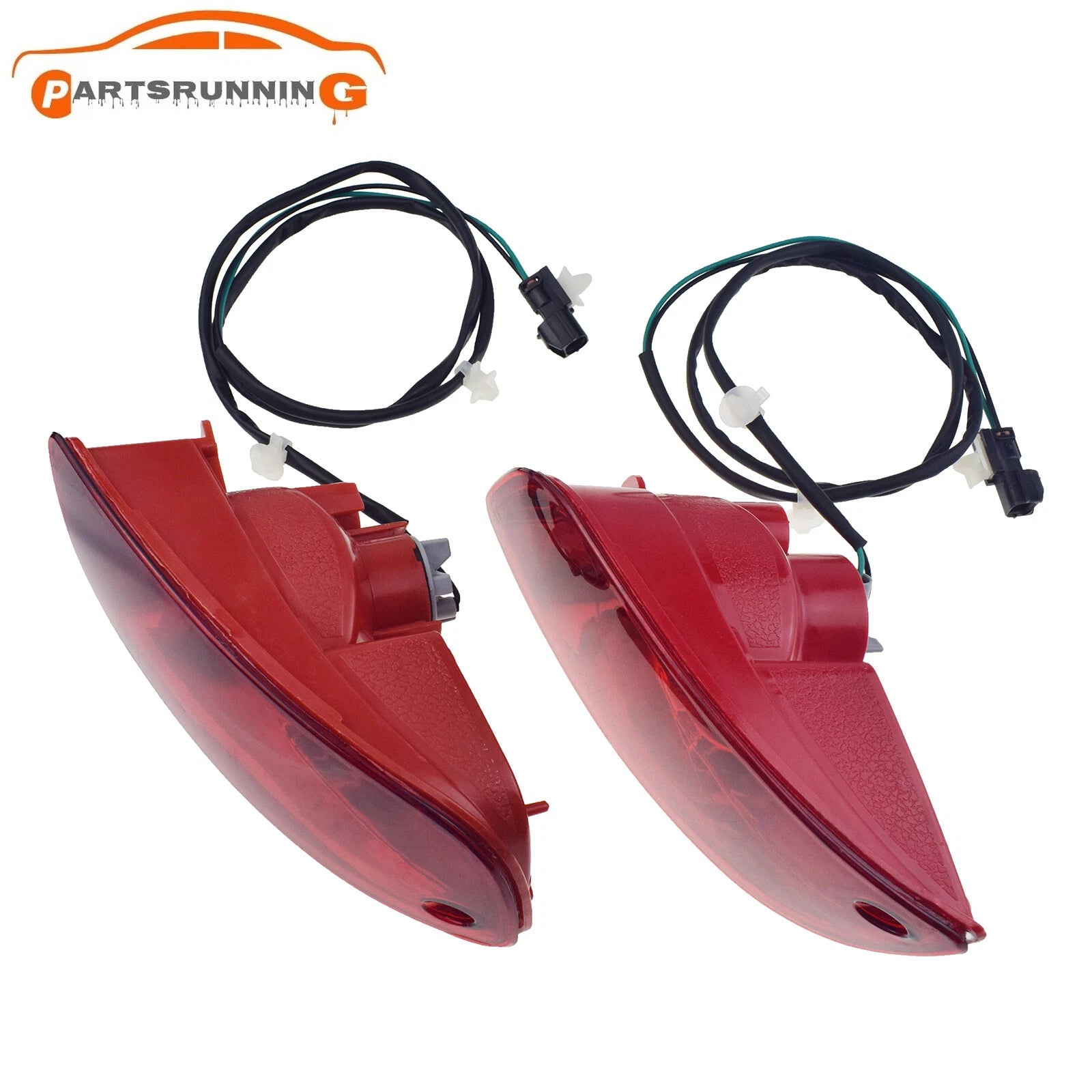 Pair Rear Bumper Reflector Lamp Left Right For Hyundai Santa Fe (CM) 2007-2009 6B93BC-57