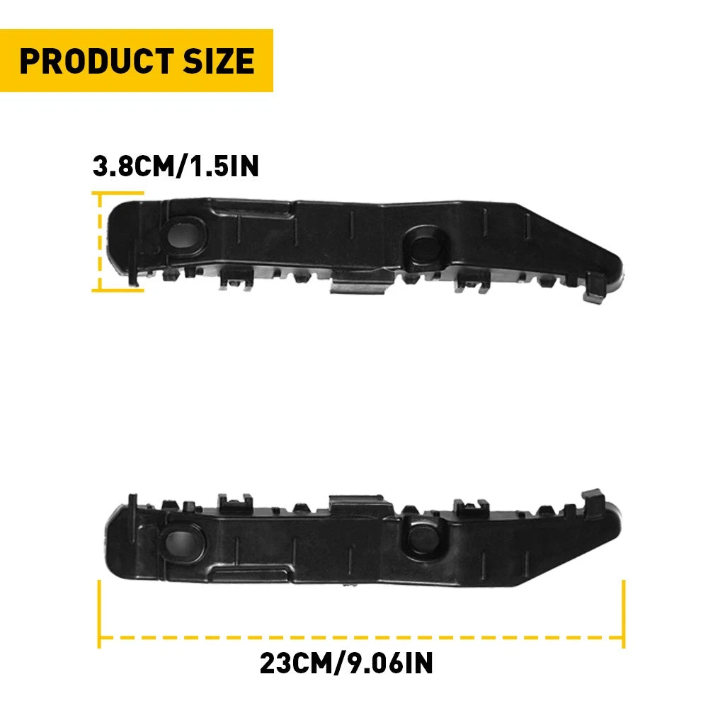 1Pair For 2015 2016 2017 Hyundai Sonata Bumper Bracket Front Beam Mount Support 6B93BC-57