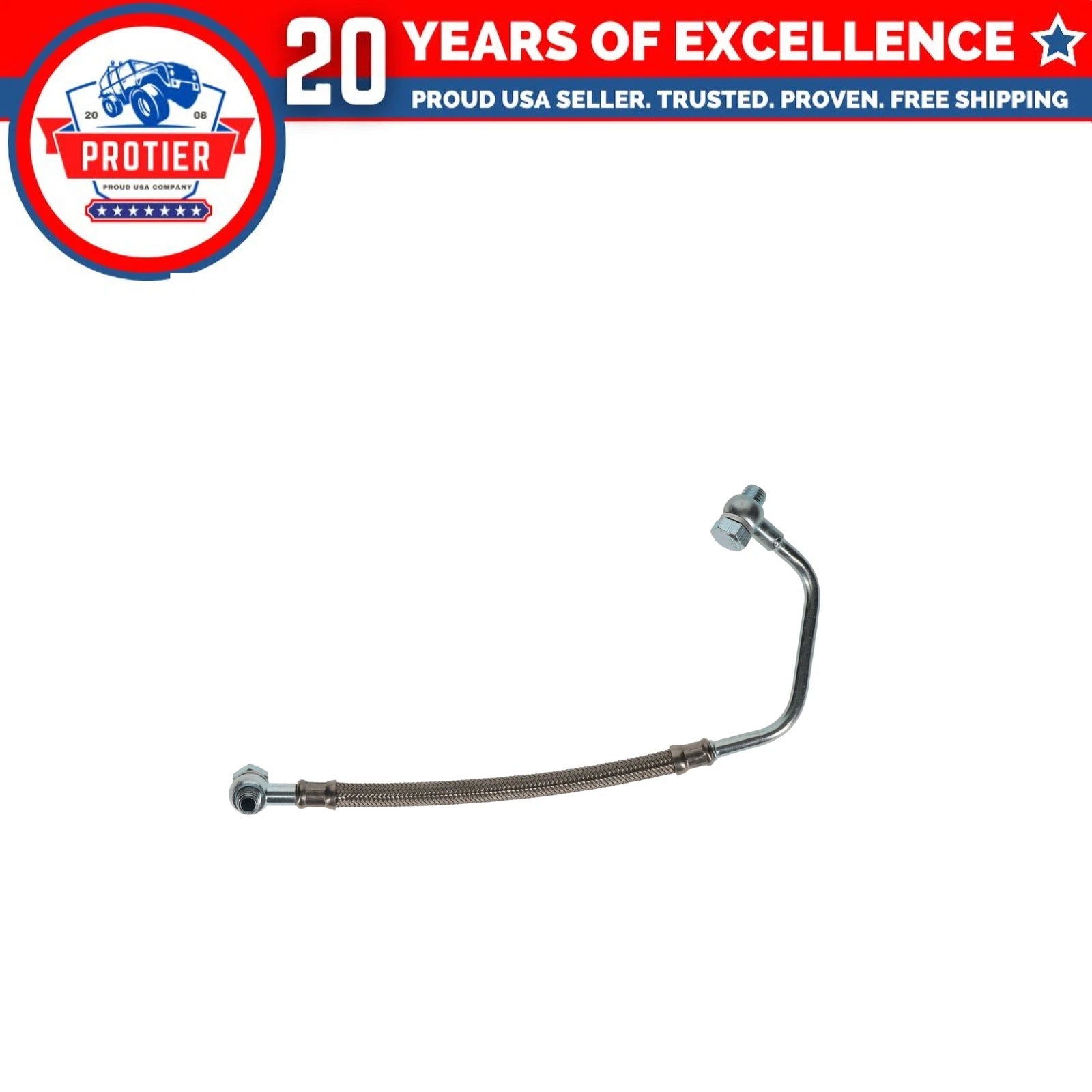 Turbocharger Oil Supply Line Fits Fiat Dodge 500 500L Dart 12-18 L4 1.4L 1368cc 6B93BC-57