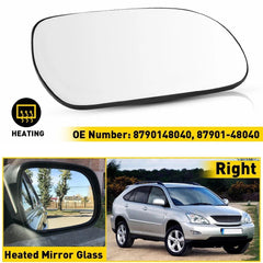 Right Passenger Side Heated Mirror Glass for 04-09 RX300 Lexus RX330 RX350 400H 6B93BC-57