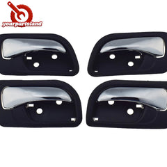 Front Rear Left Right Interior Door Handle Chrome For 03-07 Honda Accord 4-Door 6B93BC-57
