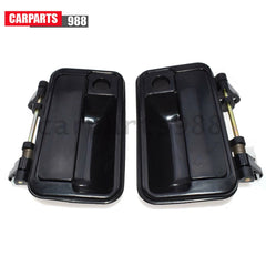 Exterior Door Handle Front Left Right Black For 1989-1994 Geo Metro Suzuki Swift 6B93BC-57