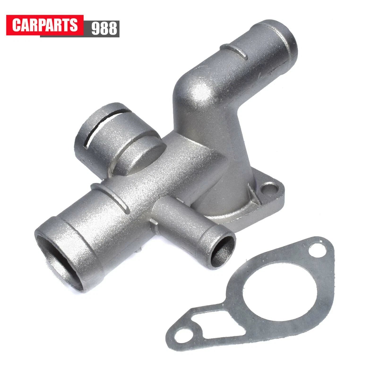 Aluminum Coolant Water Flange For 2000-2005 VW Mk4 Golf/Jetta 1.8T 06A121133J 6B93BC-57