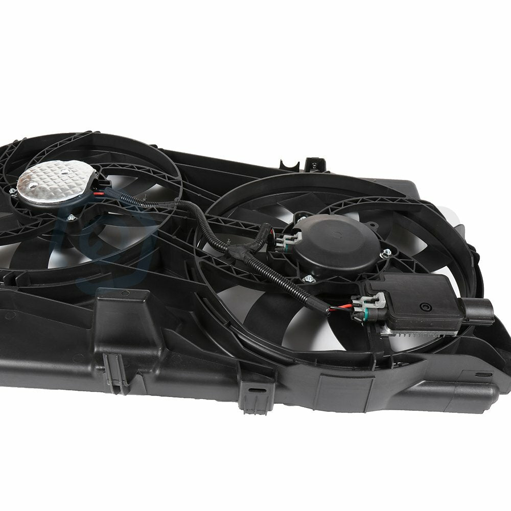 Radiator Condenser Cooling Fan Assembly For 2011 2012 2013 2014 Ford Edge 3.7L 6B93BC-57