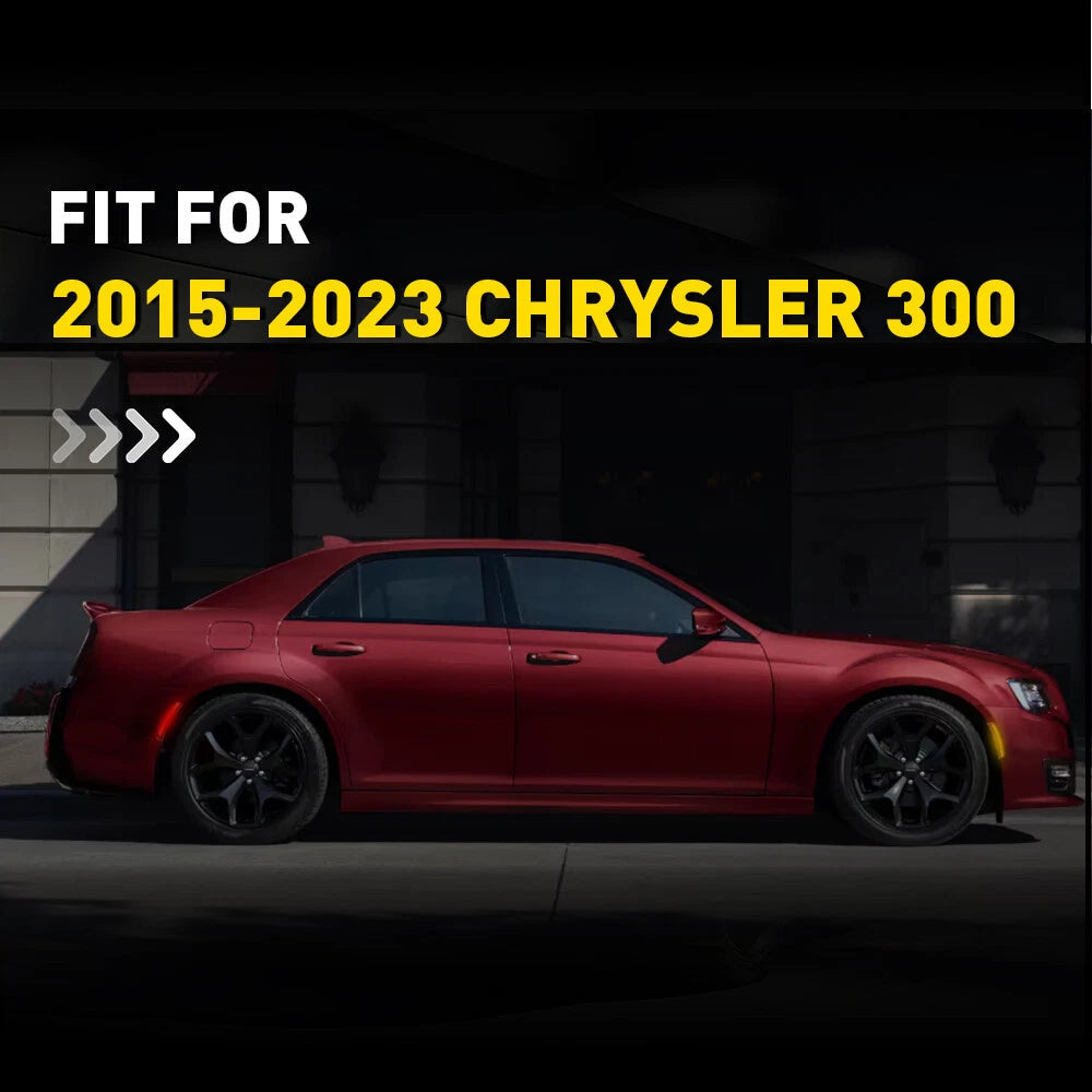 For 15-23 Chrysler 300 300C 300S LED Rear Red Front Amber Side Marker Lights EOA 6B93BC-57