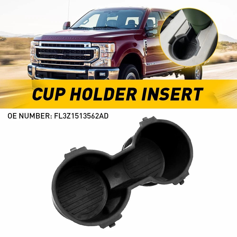 CENTER CONSOLE CUP HOLDER RUBBER FOR 2017-2022 FORD F-250 F-350 F-450 SUPER DUTY 6B93BC-57