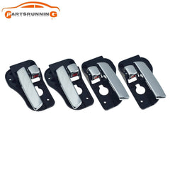 4PCS Front Rear Left Right Interior Door Handle Chrome for Kia Rondo 2007-2012 6B93BC-57